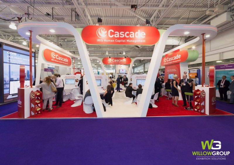 Client Cascade HR Willow Stands Bespoke Exhibition Stands