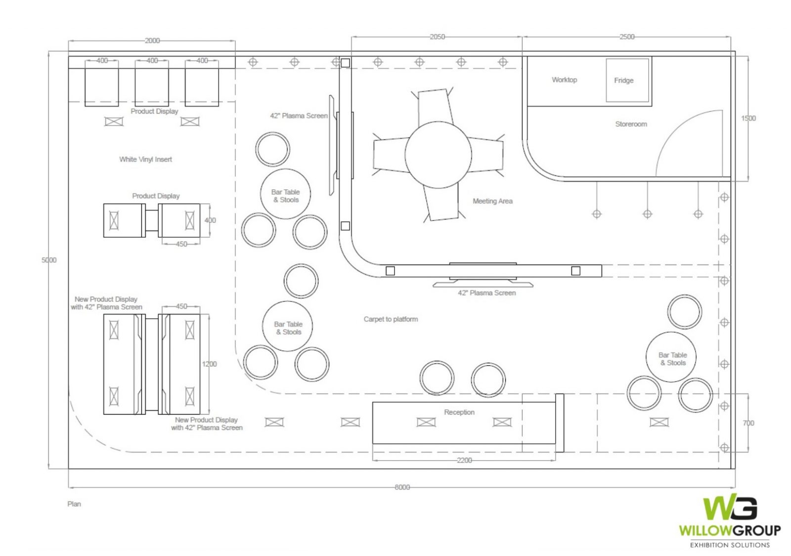 heartsine exhibition stand plan layout
